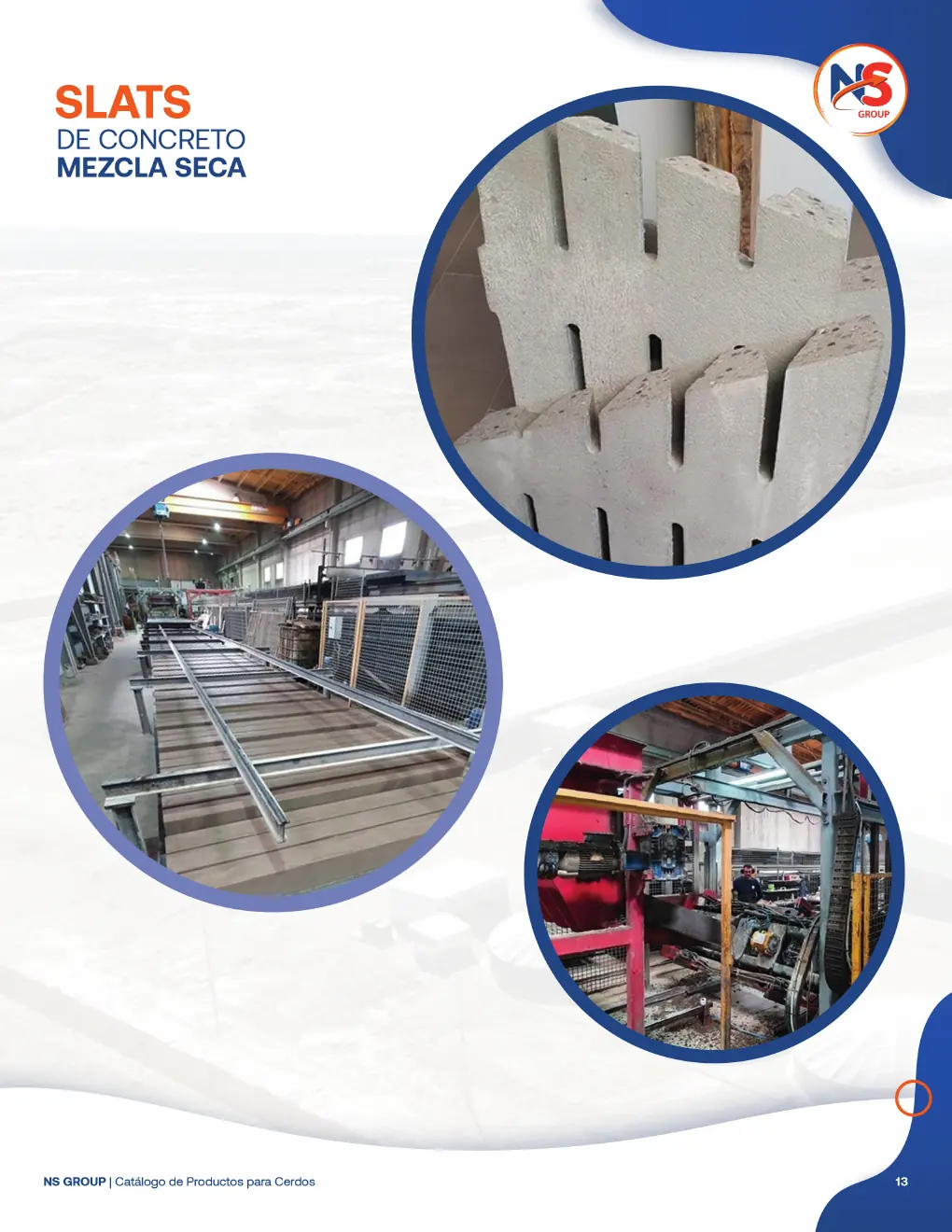Slats de concreto - mezcla seca - página 13 del catálogo