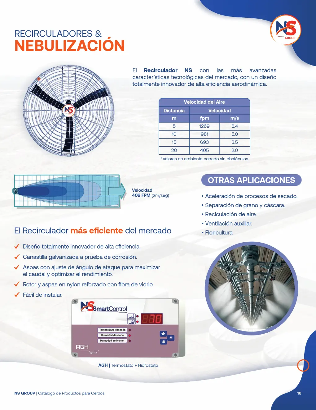 Recirculadores y nebulización - página 16 del catálogo