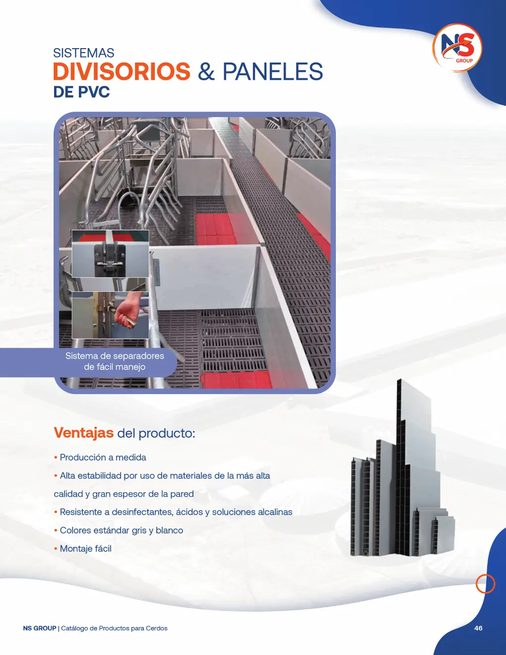 Sistemas divisorios y paneles de PVC - página 46 del catálogo