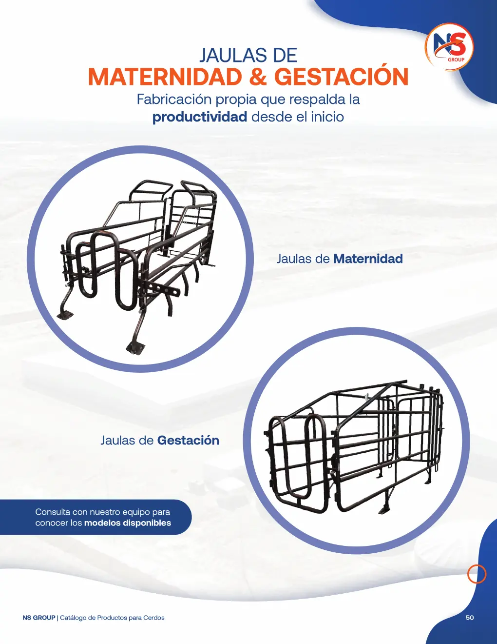 Jaulas de maternidad y gestación - página 50 del catálogo