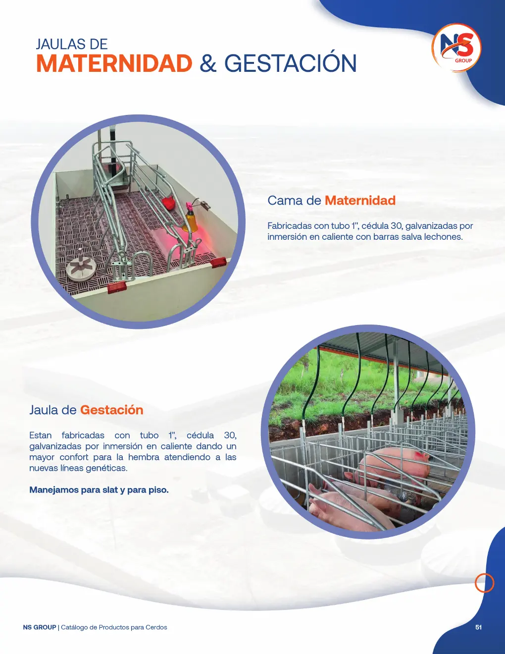 Ficha original de Jaulas de maternidad y gestación, página 51